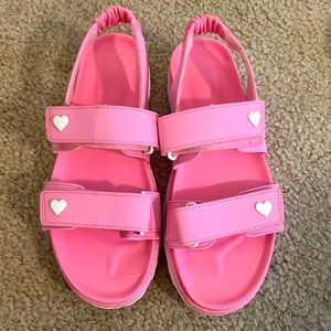 Stoney Clover x Target Pink Heart Sandals